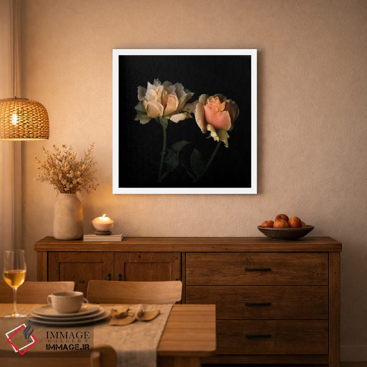 تابلو دکوراتیو زندگی به رنگ رز اثر مگدا ایندیگو - D2W