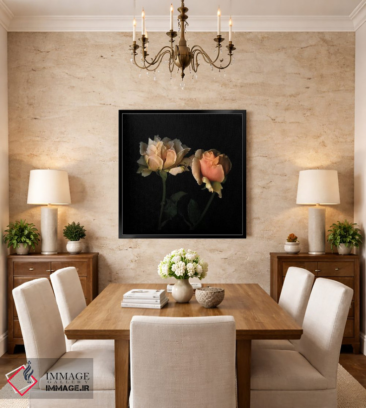تابلو دکوراتیو زندگی به رنگ رز اثر مگدا ایندیگو - D3B