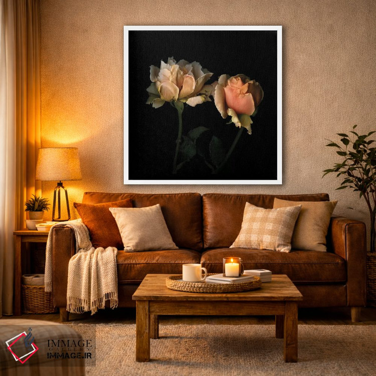 تابلو دکوراتیو زندگی به رنگ رز اثر مگدا ایندیگو - D1W