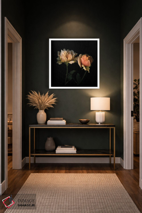 تابلو دکوراتیو زندگی به رنگ رز اثر مگدا ایندیگو - D4W