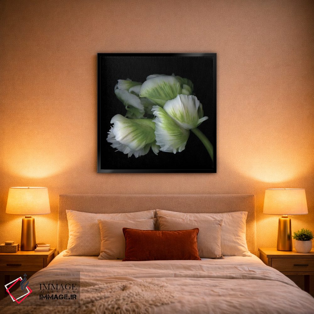 تابلو دکوراتیو لاله های طوطی یازدهم اثر مگدا ایندیگو - D1B