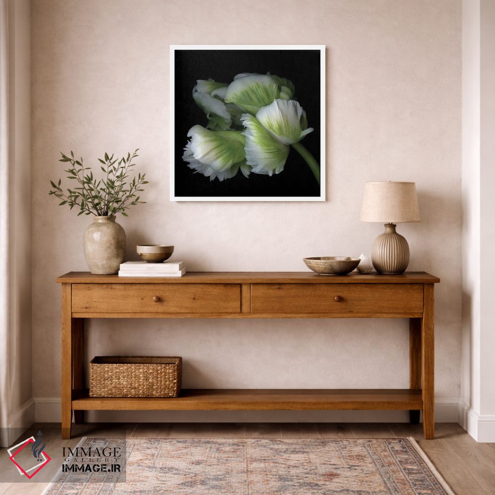 تابلو دکوراتیو لاله های طوطی یازدهم اثر مگدا ایندیگو - D4W