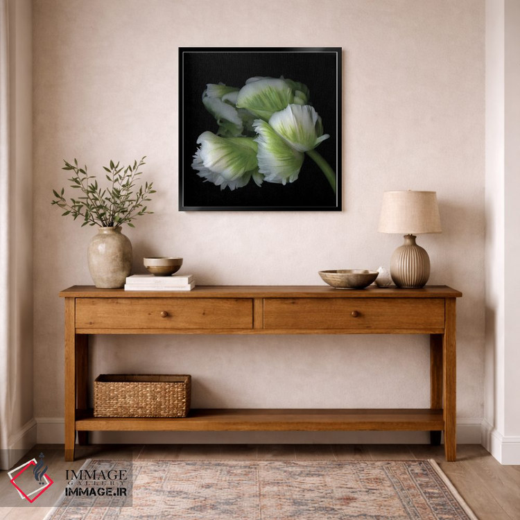 تابلو دکوراتیو لاله های طوطی یازدهم اثر مگدا ایندیگو - D5B