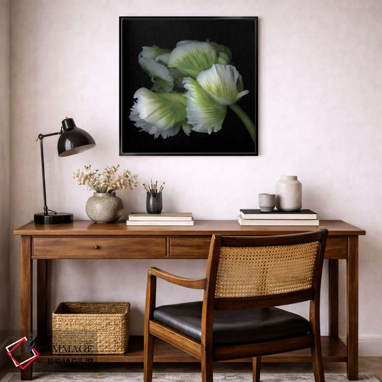 تابلو دکوراتیو لاله های طوطی یازدهم اثر مگدا ایندیگو - D6B