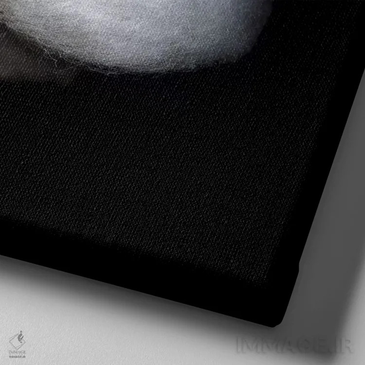 تابلو دکوراتیو پنبه کریسمس هفتاد و هشتم اثر مگدا ایندیگو - نمای نزدیک بافت بوم