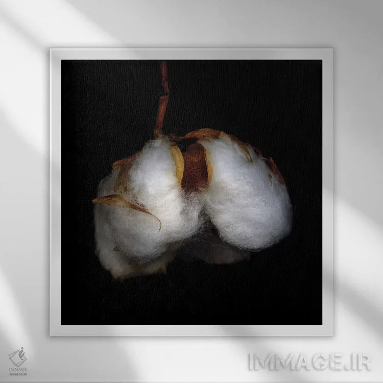 تابلو دکوراتیو پنبه کریسمس هفتاد و هشتم اثر مگدا ایندیگو - نمای قابدار سفید