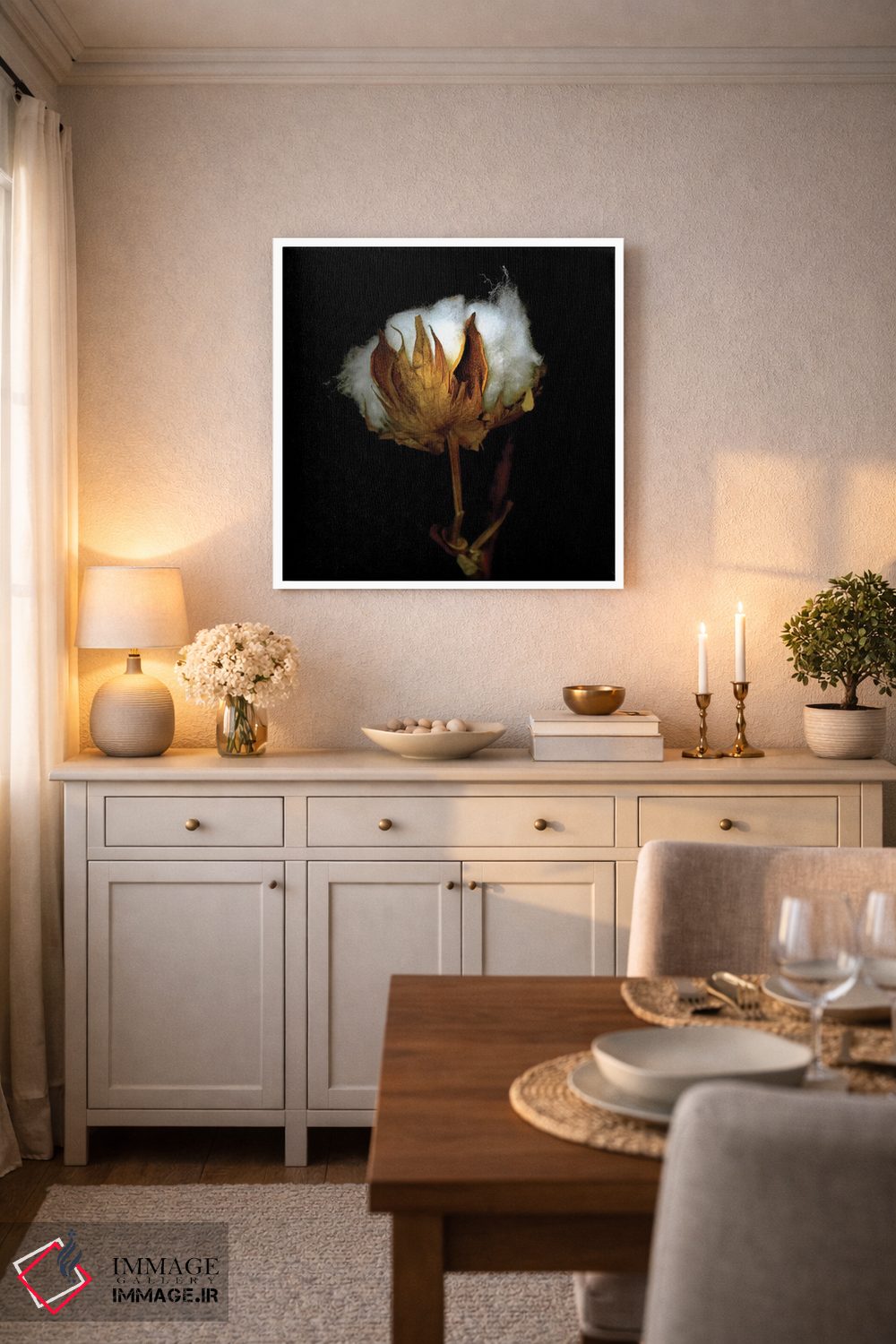 تابلو دکوراتیو پنبه کریسمس هفتاد و پنجم اثر مگدا ایندیگو - D4W