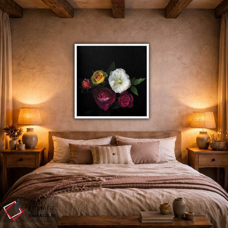 تابلو دکوراتیو جشنواره ای از رز اثر مگدا ایندیگو - D2W