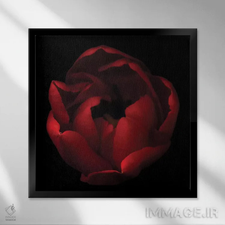 تابلو دکوراتیو دعوت نامه باز اثر مگدا ایندیگو - نمای قابدار مشکی