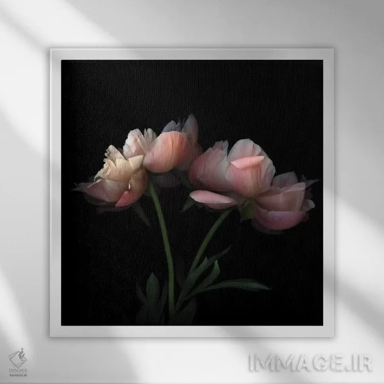 تابلو دکوراتیو یک روح تنها اثر مگدا ایندیگو - نمای قابدار سفید