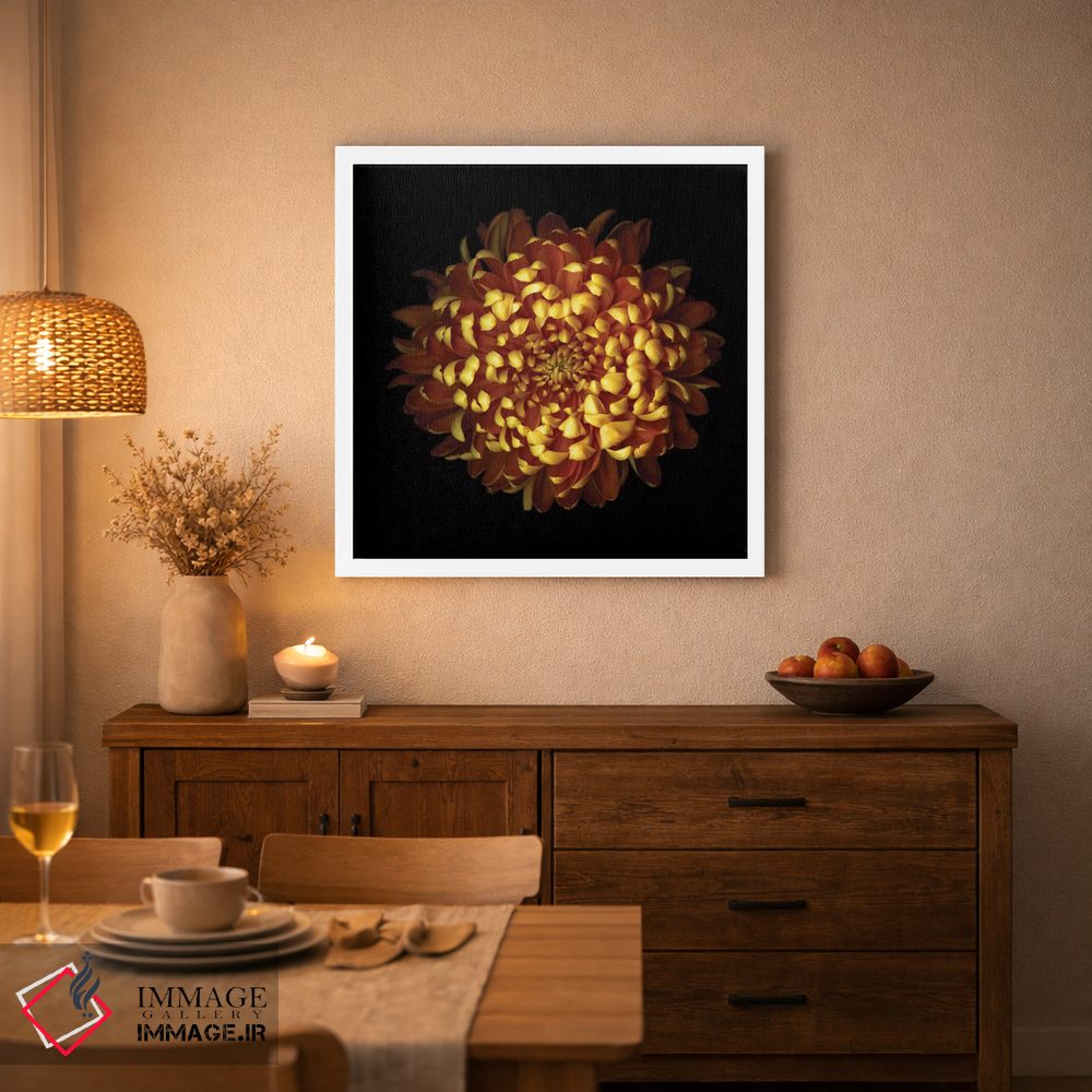 تابلو دکوراتیو طلایی در پاییز اثر مگدا ایندیگو - D2W