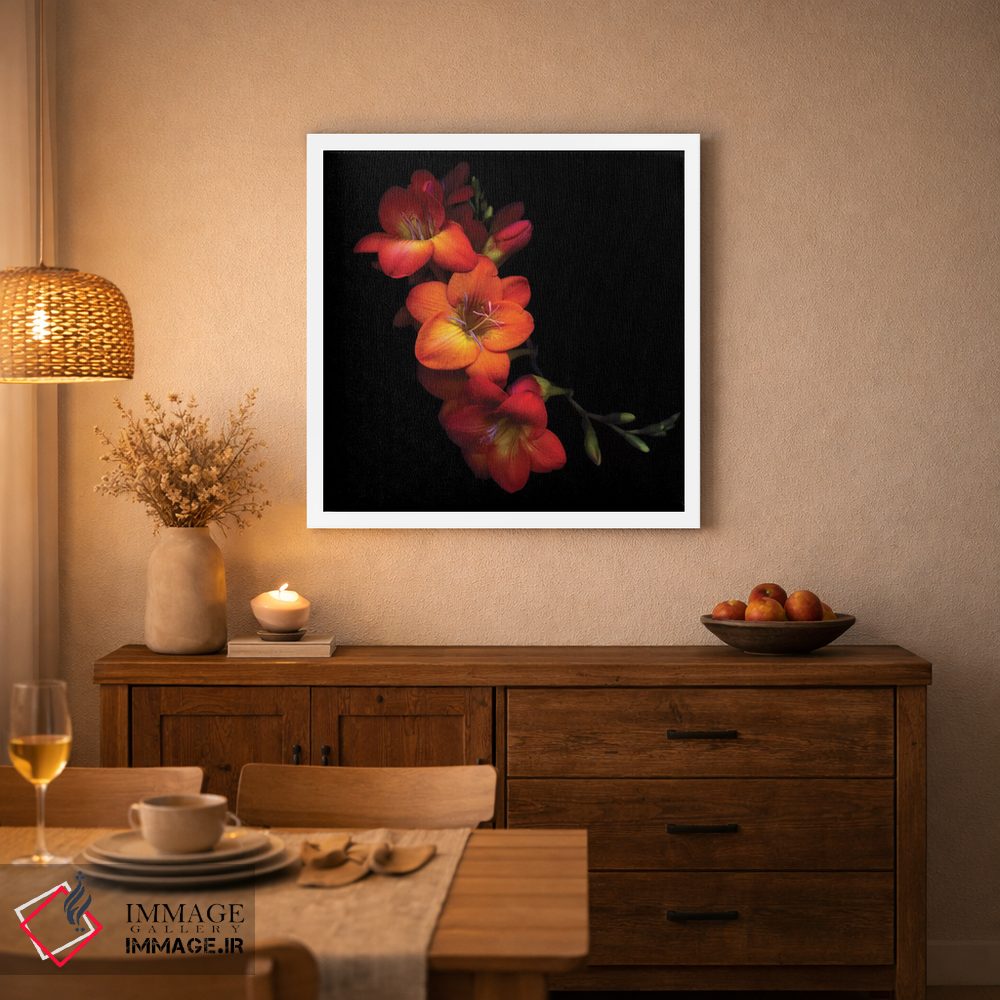 تابلو دکوراتیو نارنجی و ادویه اثر مگدا ایندیگو - D4W