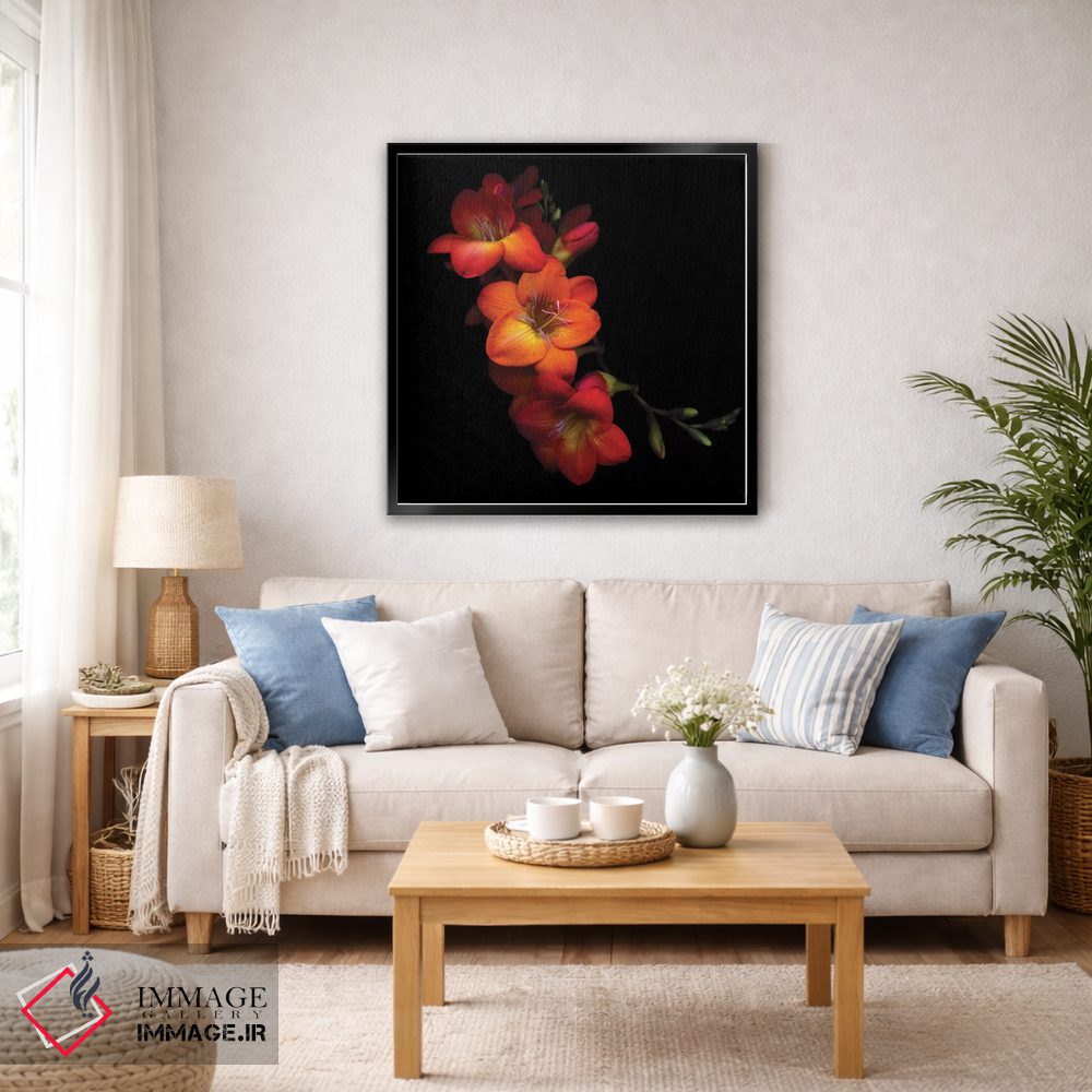 تابلو دکوراتیو نارنجی و ادویه اثر مگدا ایندیگو - D6B