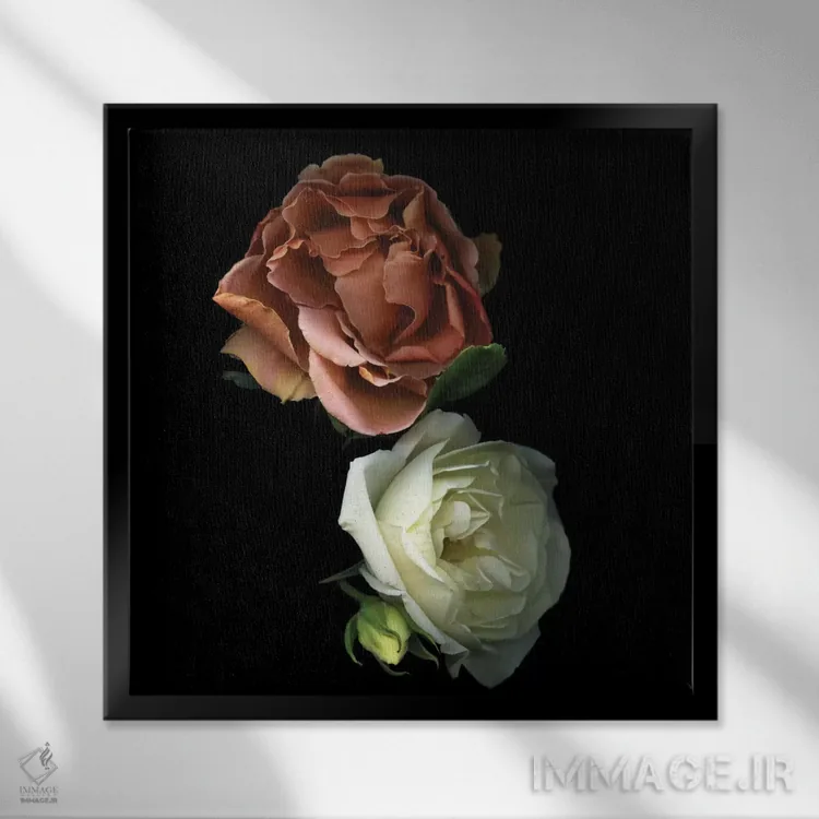 تابلو دکوراتیو بهشت بازیافته اثر مگدا ایندیگو - نمای قابدار مشکی