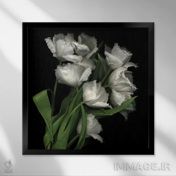 تابلو دکوراتیو حراج شده اثر مگدا ایندیگو - نمای قابدار مشکی