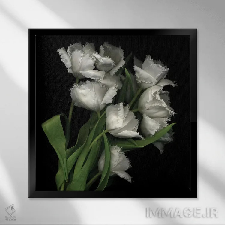 تابلو دکوراتیو حراج شده اثر مگدا ایندیگو - نمای قابدار مشکی