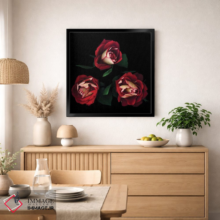 تابلو دکوراتیو سه نفره پرشور اثر مگدا ایندیگو - D1B