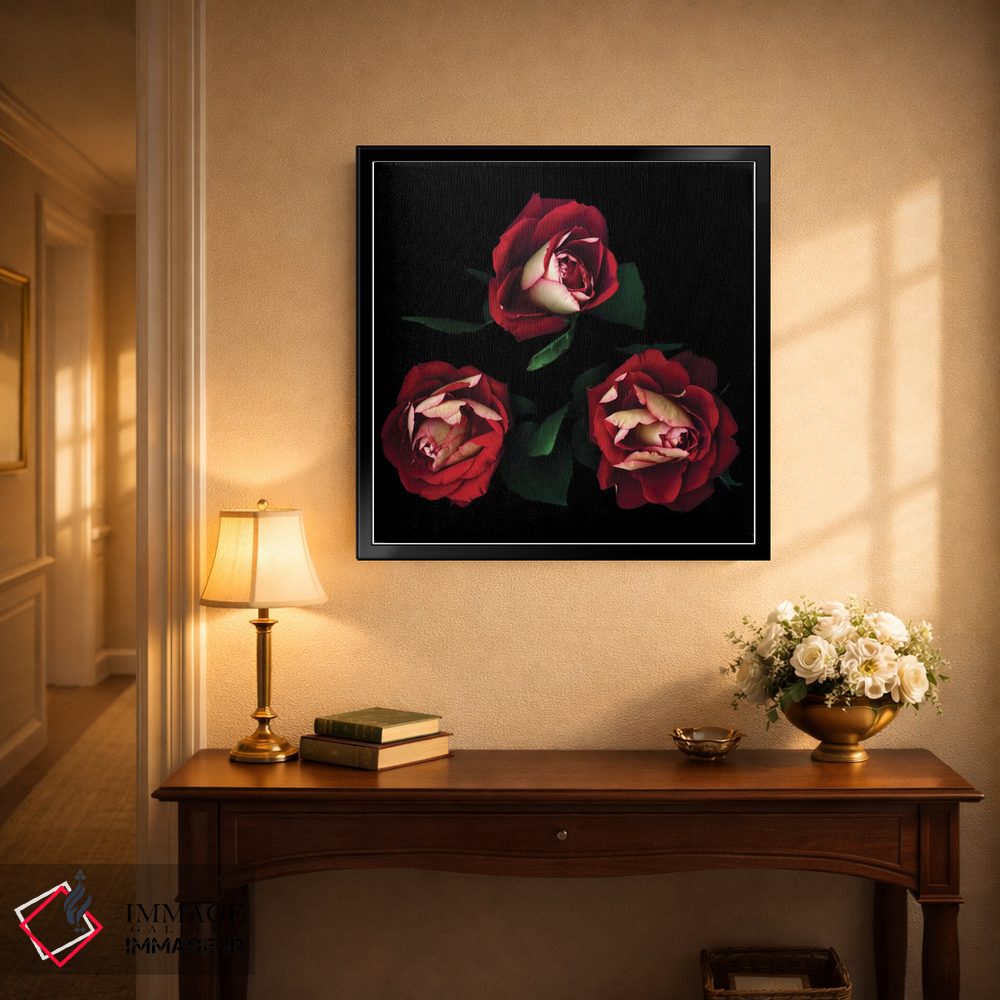 تابلو دکوراتیو سه نفره پرشور اثر مگدا ایندیگو - D5B