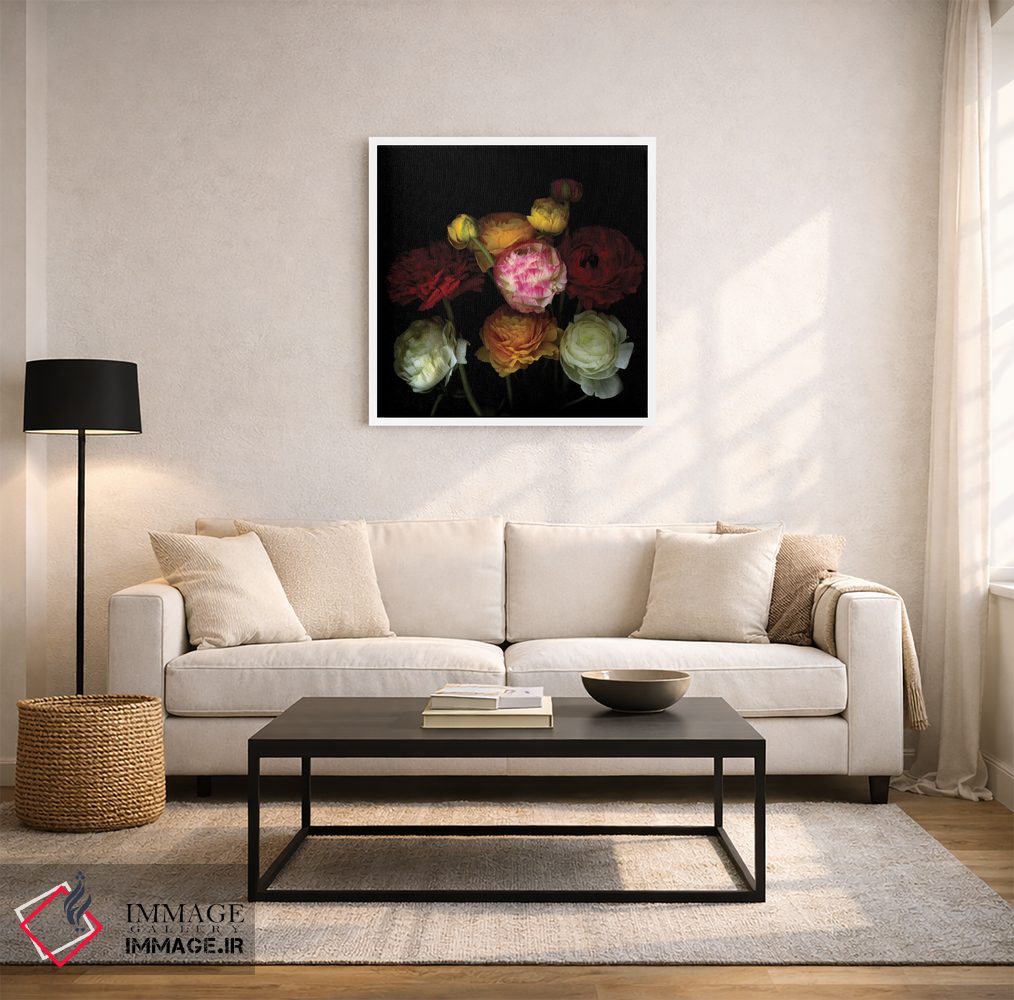 تابلو دکوراتیو با گل ها بگو دو اثر مگدا ایندیگو - D2W