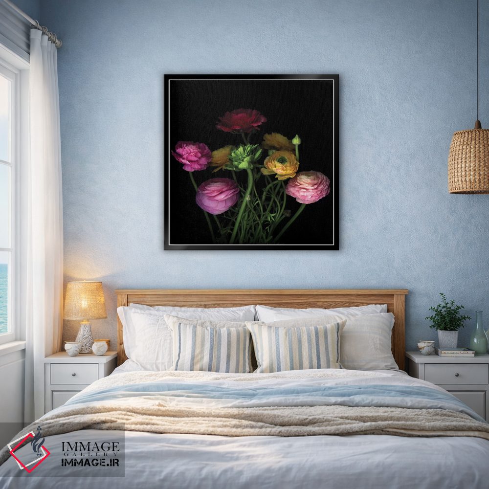 تابلو دکوراتیو با گل ها بگو یک اثر مگدا ایندیگو - D4B