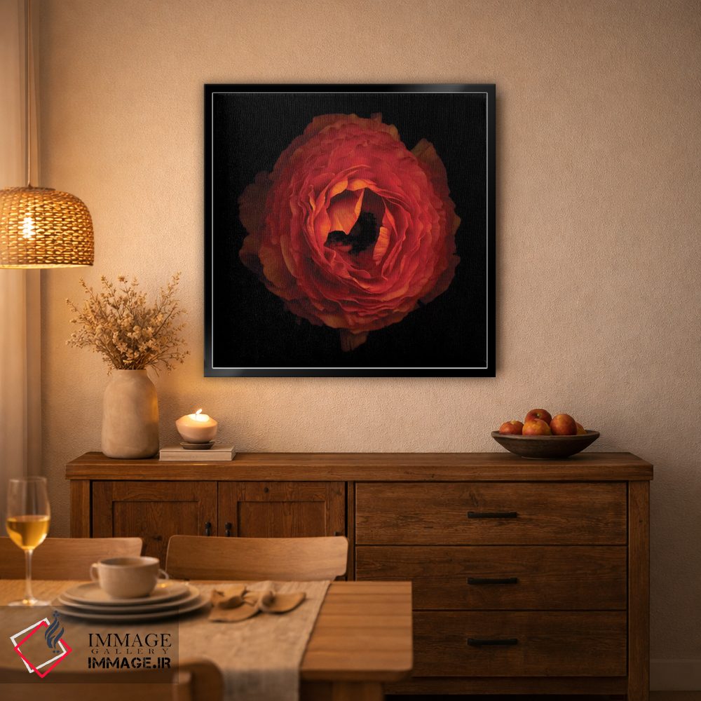 تابلو دکوراتیو گلبرگ های چین خورده اثر مگدا ایندیگو - D4B