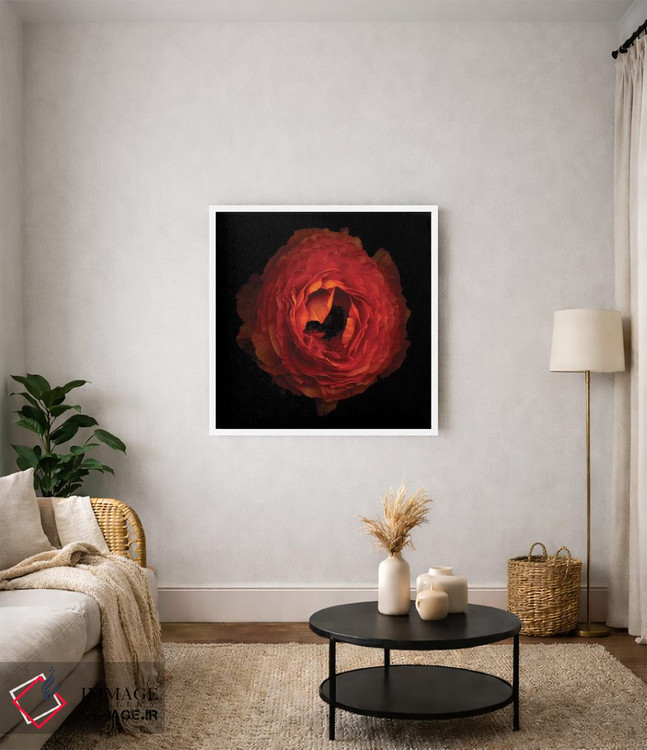 تابلو دکوراتیو گلبرگ های چین خورده اثر مگدا ایندیگو - D2W