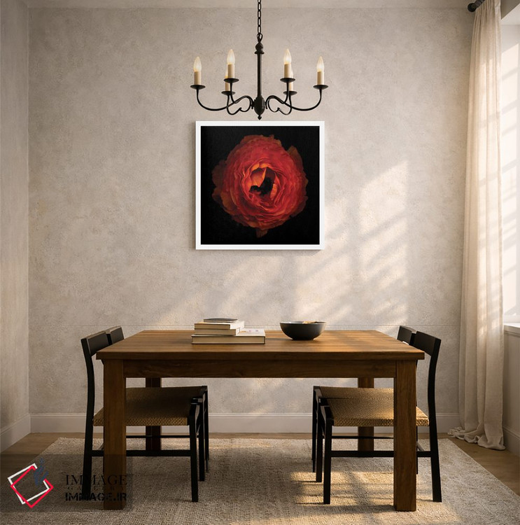 تابلو دکوراتیو گلبرگ های چین خورده اثر مگدا ایندیگو - D6W