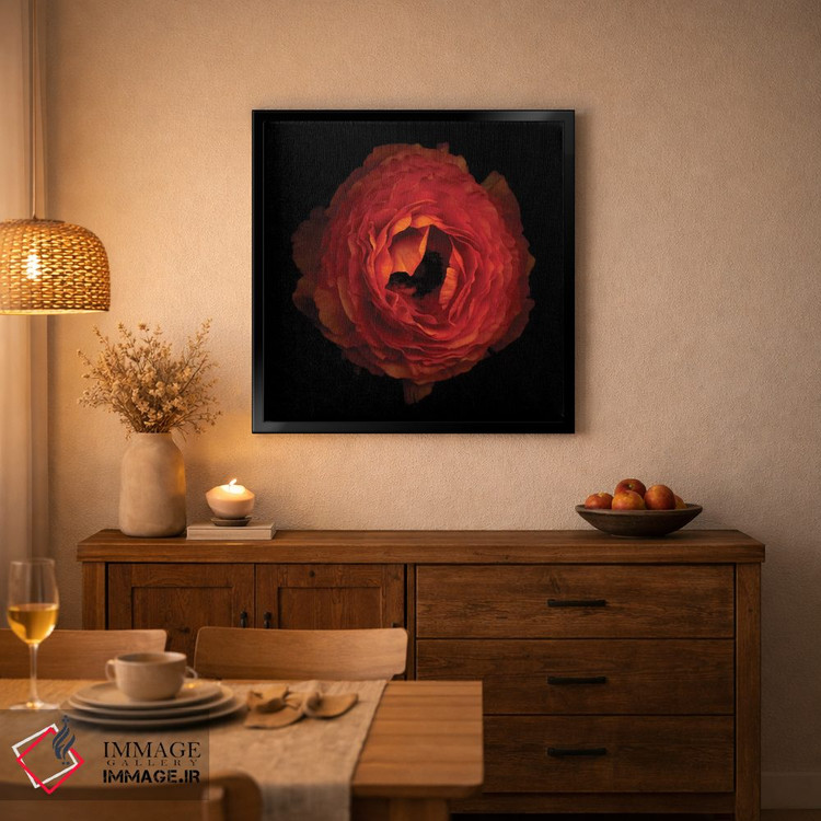 تابلو دکوراتیو گلبرگ های چین خورده اثر مگدا ایندیگو - D5B