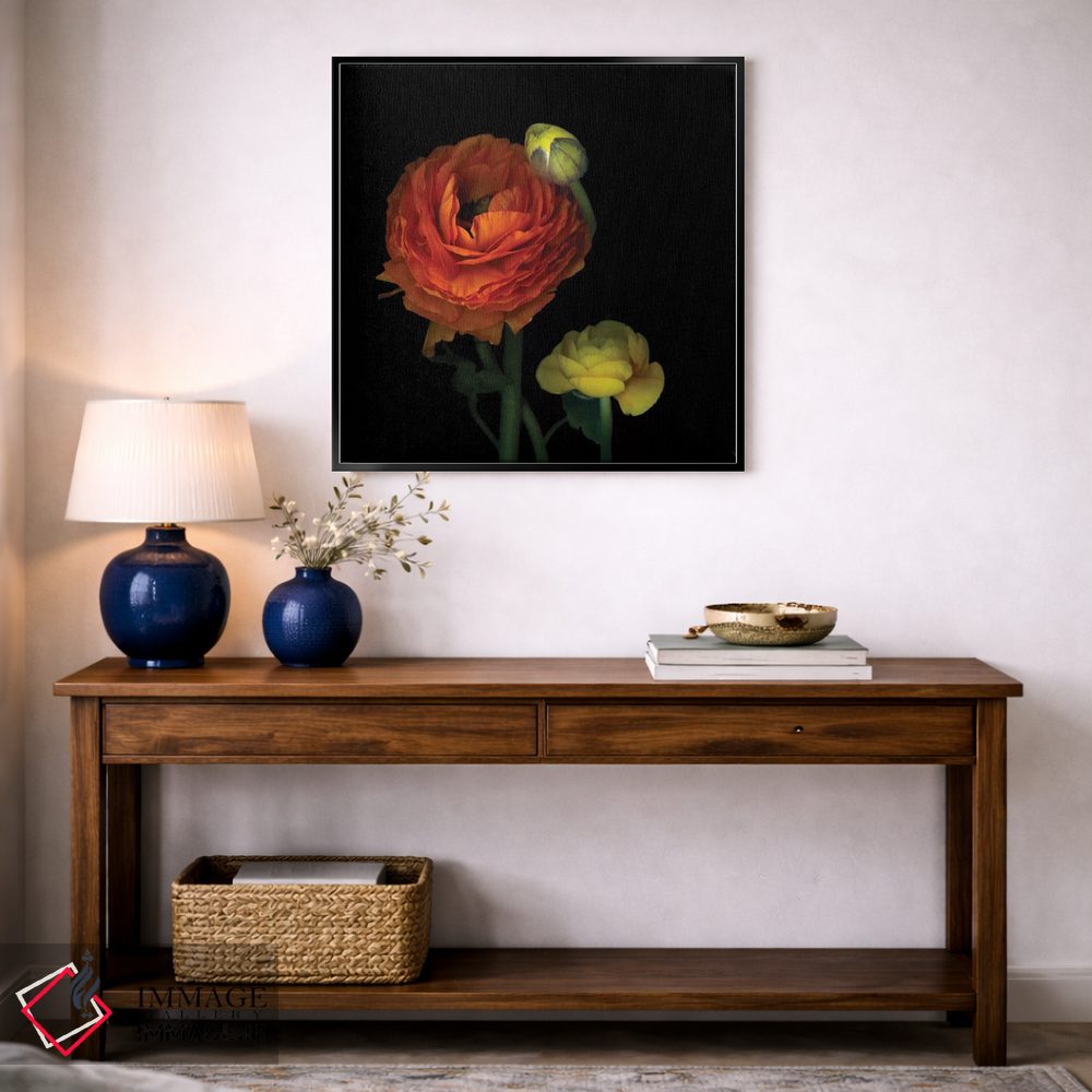 تابلو دکوراتیو شقایق آفتابی اثر مگدا ایندیگو - D6B