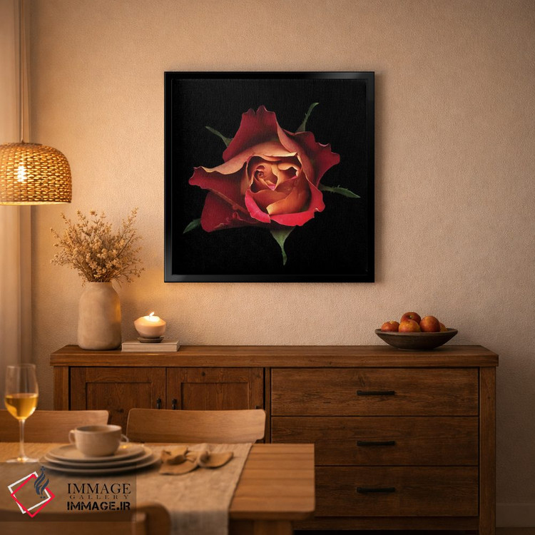 تابلو دکوراتیو بوسه رز اثر مگدا ایندیگو - D6B