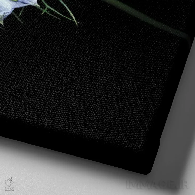 تابلو دکوراتیو افسردگی زمستانی و نور در فصل تاریک اثر مگدا ایندیگو - نمای نزدیک بافت بوم