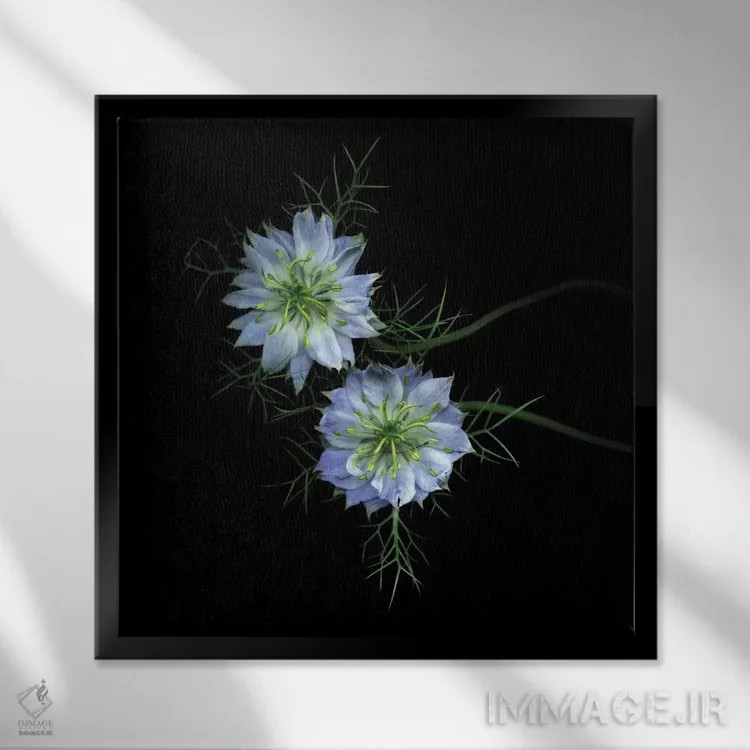 تابلو دکوراتیو افسردگی زمستانی و نور در فصل تاریک اثر مگدا ایندیگو - نمای قابدار مشکی
