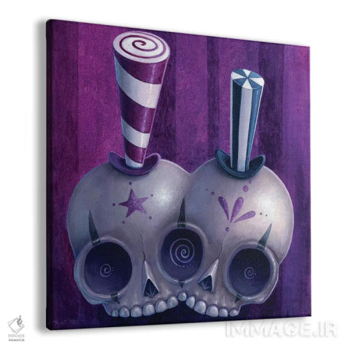 تابلو دکوراتیو لولو و یویو اثر مگان ماژوسکی - نمای پرسپکتیو محصول