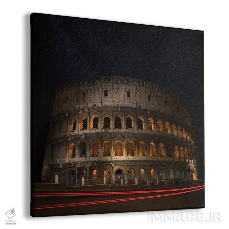 تابلو دکوراتیو کولوسئوم، تاریخ باستان اثر مارکو کارماسی - نمای پرسپکتیو محصول