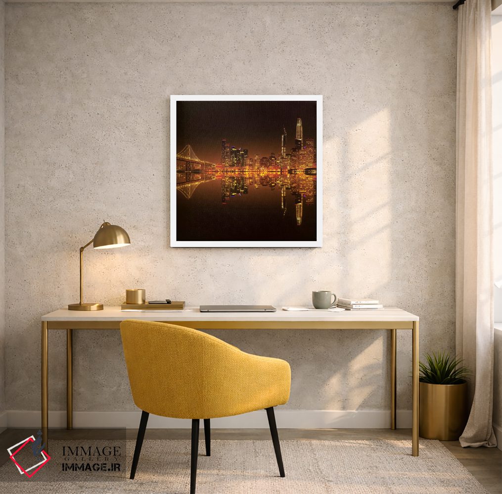 تابلو دکوراتیو قلب طلایی اثر مارکو کارماسی - D4W