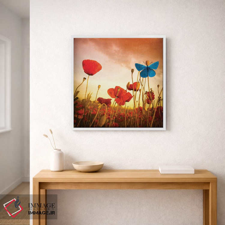 تابلو دکوراتیو رویای شقایق ها اثر مارکو کارماسی - D1W