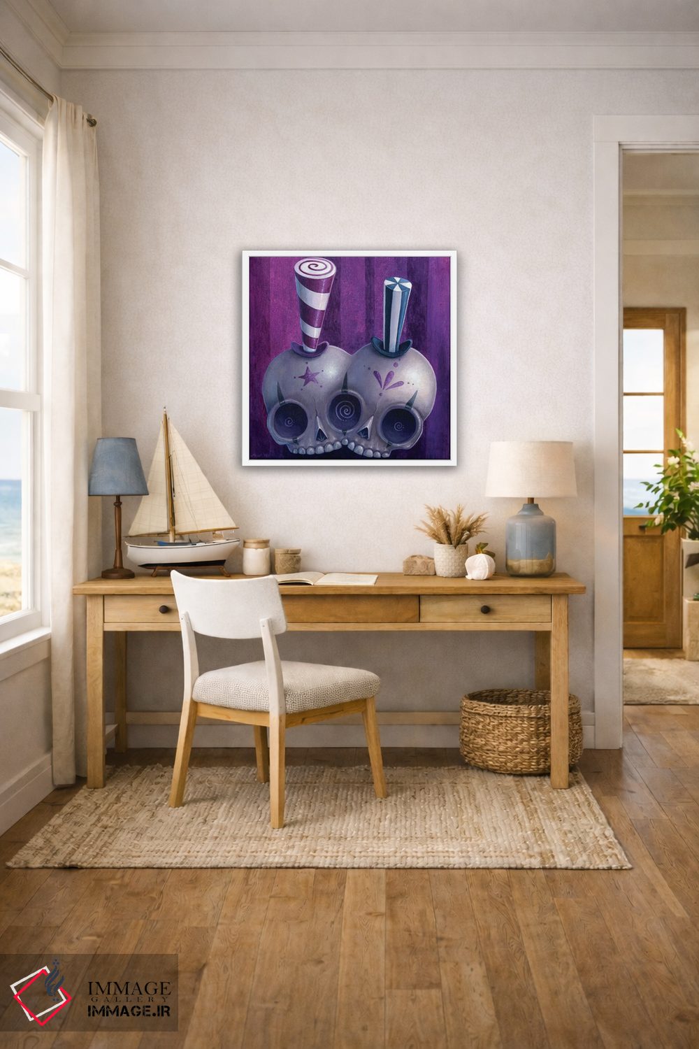 تابلو دکوراتیو لولو و یویو اثر مگان ماژوسکی - D1W