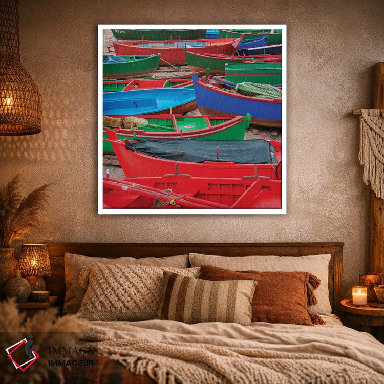 تابلو دکوراتیو قایق های وسوسه انگیز اثر مارکو کارماسی - D1W