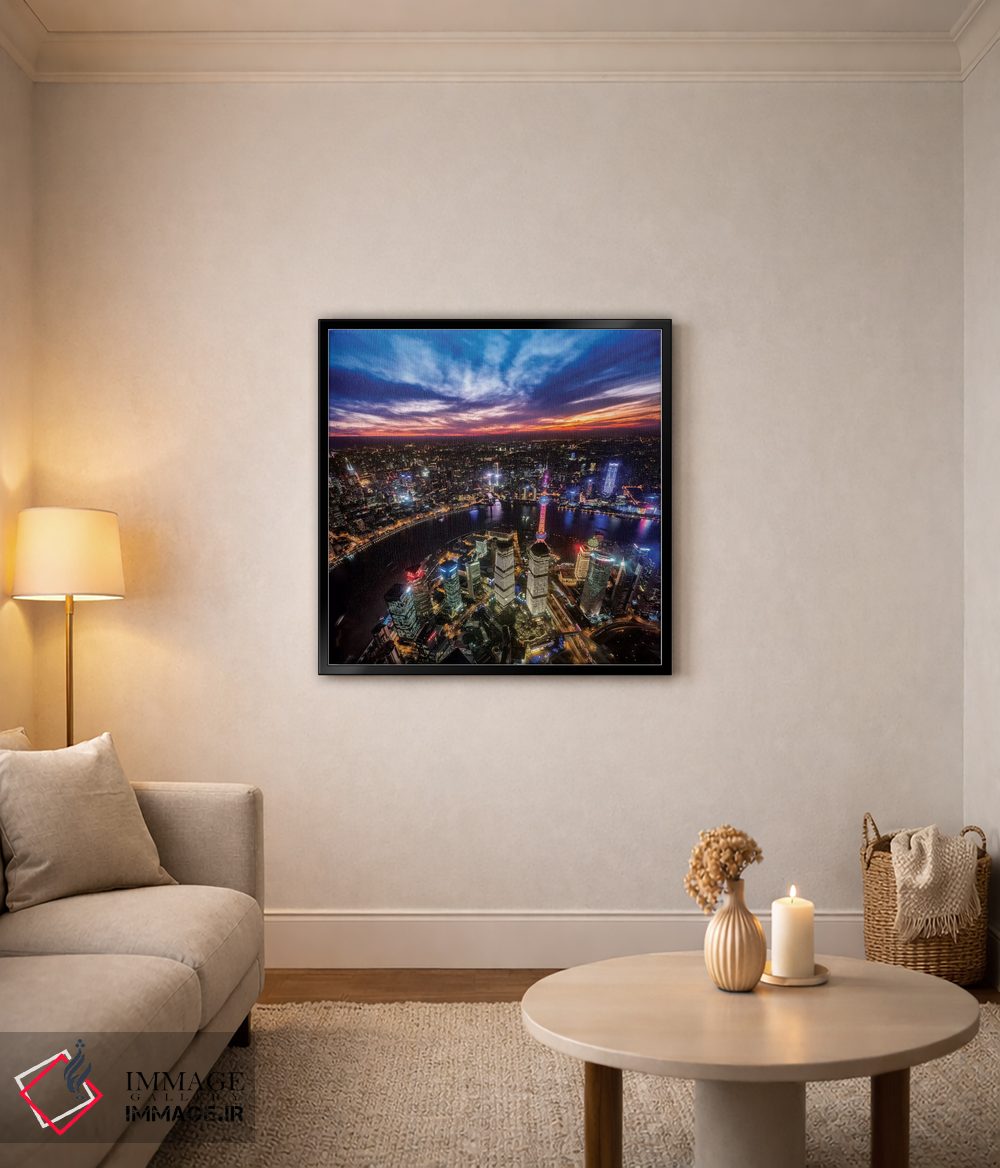 تابلو دکوراتیو هنگ کنگ از بالا اثر مارکو کارماسی - D4B