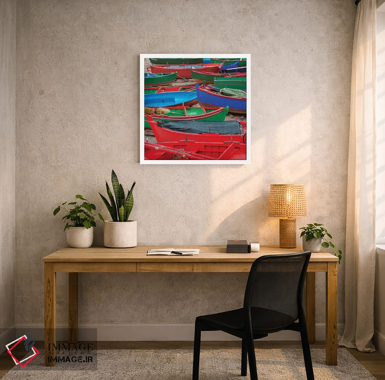 تابلو دکوراتیو قایق های وسوسه انگیز اثر مارکو کارماسی - D4W