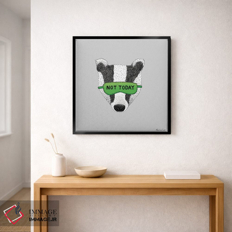 تابلو مدرن گورکن امروز نه! اثر مارتینا اسکات - D2B