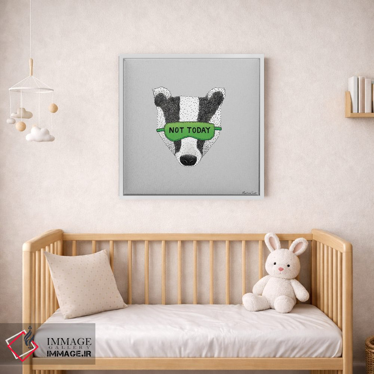 تابلو مدرن گورکن امروز نه! اثر مارتینا اسکات - D1W