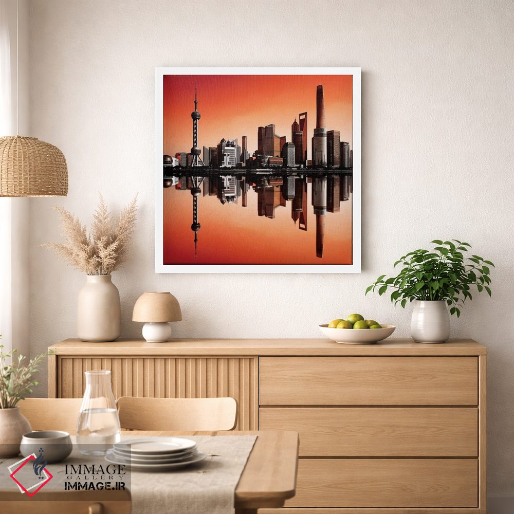 تابلو دکوراتیو شهر آینده اثر مارکو کارماسی - D1W