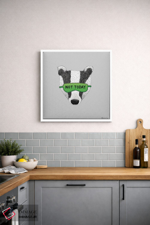 تابلو مدرن گورکن امروز نه! اثر مارتینا اسکات - D4W