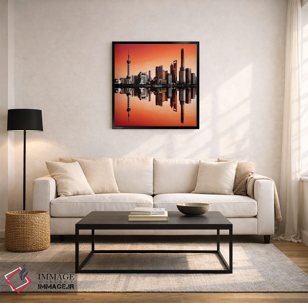 تابلو دکوراتیو شهر آینده اثر مارکو کارماسی - D3B