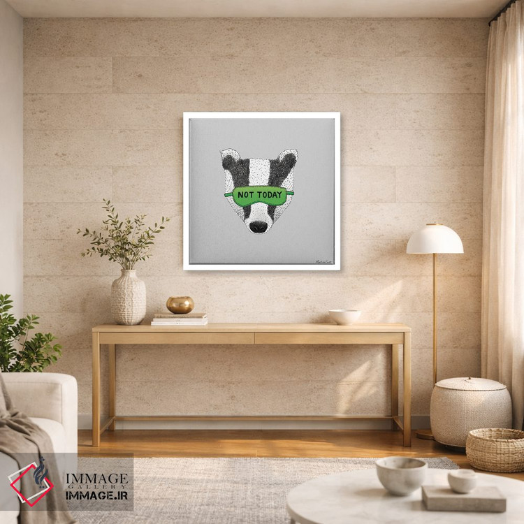 تابلو مدرن گورکن امروز نه! اثر مارتینا اسکات - D3W