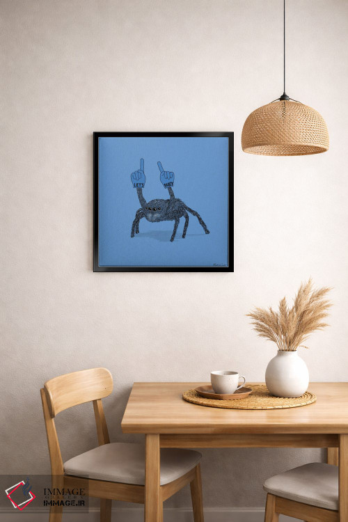 تابلو مدرن عنکبوت مهمانی اثر مارتینا اسکات - D1B