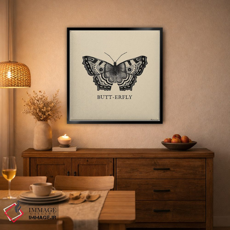 تابلو مدرن پروانه فانتزی اثر مارتینا اسکات - D5B