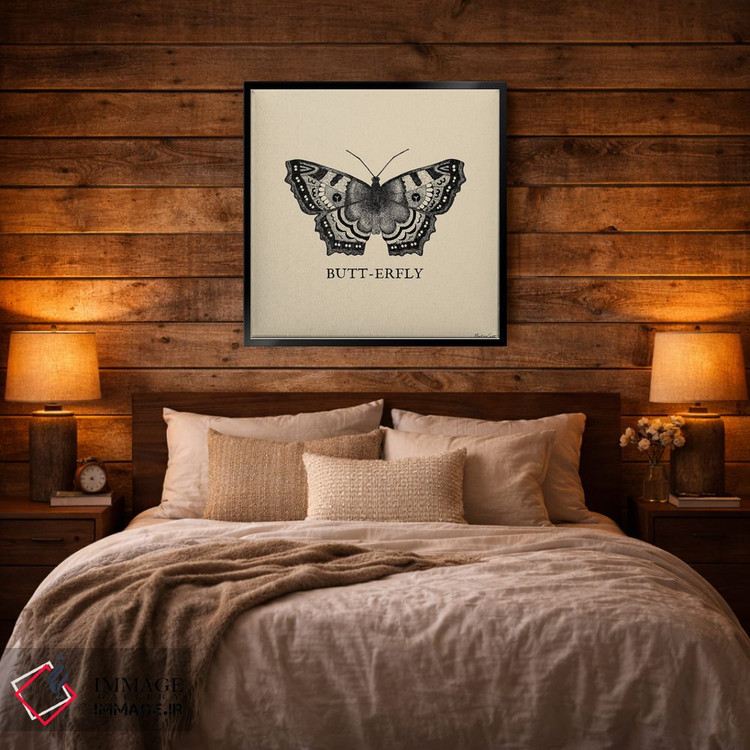 تابلو مدرن پروانه فانتزی اثر مارتینا اسکات - D3B