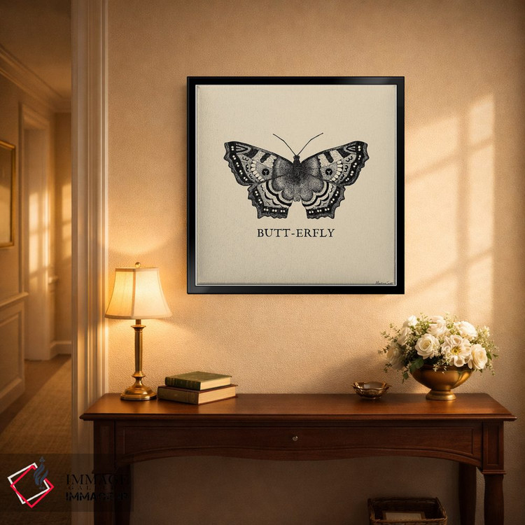 تابلو مدرن پروانه فانتزی اثر مارتینا اسکات - D4B